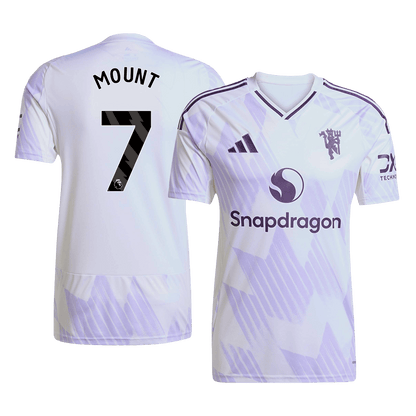 Manchester United Tröja MOUNT #7 2025/26 Borta Vit