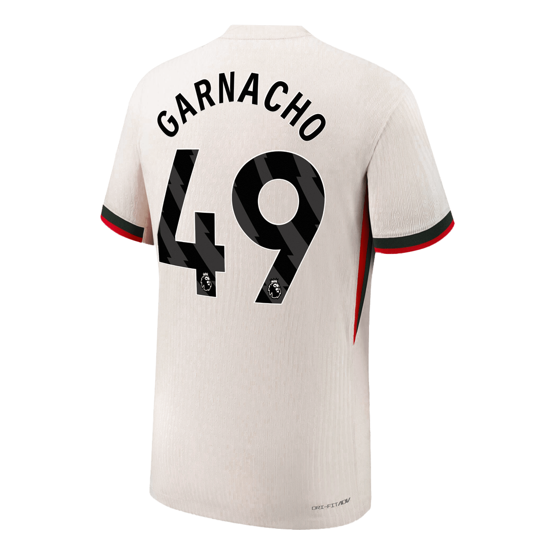 Chelsea Tröja GARNACHO #49 2025/26 Borta Autentisk Vit