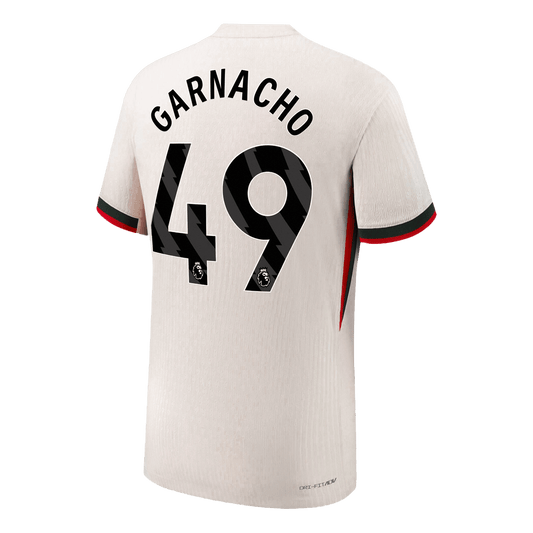 Chelsea Tröja GARNACHO #49 2025/26 Borta Autentisk Vit