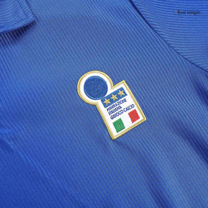Italien Hemma Fotbollströjor 1998 Retro