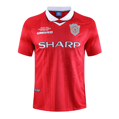 Retro Manchester United Hemma Fotbollströja 1999/00