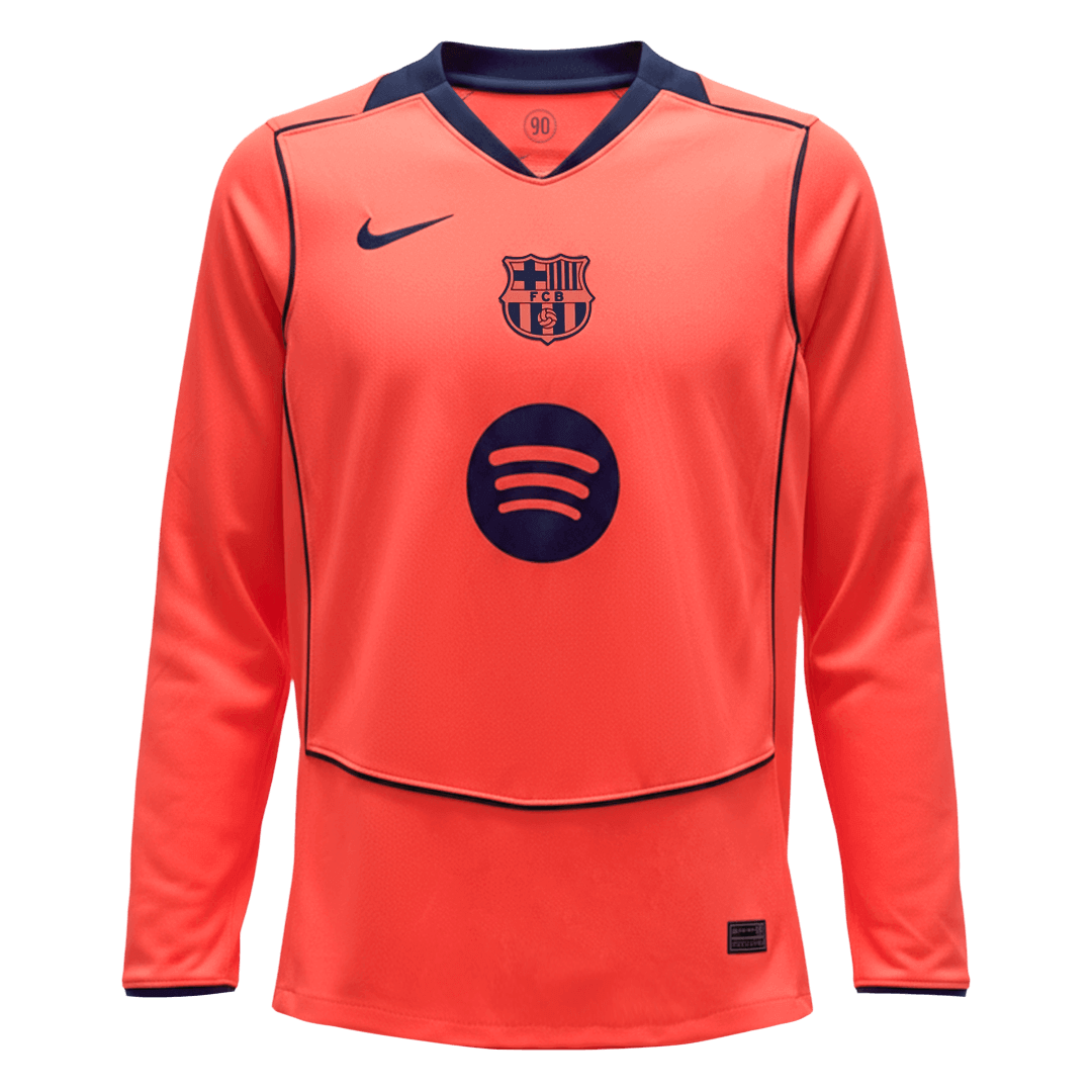 Barcelona Tröja 2025/26 Långärmad Orange