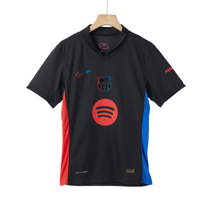 Barcelona Borta Fotbollströja 2024/25 Autentisk - Spotify-logotyp
