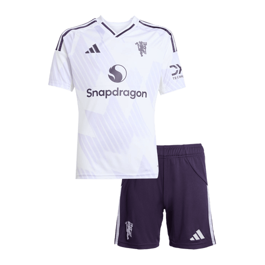 Manchester United Tröja 2025/26 Borta 
Fotbollssats Barn