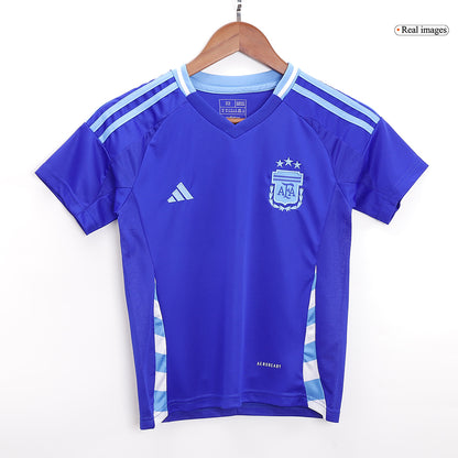 Argentina Borta Fotbollströja 2024 
Fotbollssats Barn