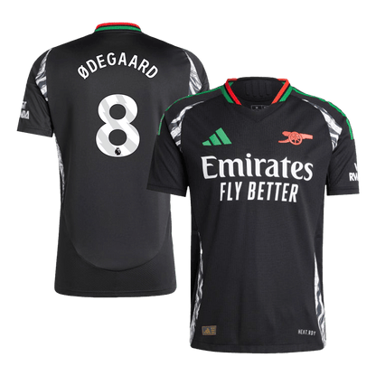 Arsenal Borta Fotbollströja ØDEGAARD #8 2024/25 Autentisk