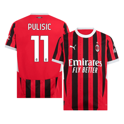 AC Milan Hemma Fotbollströja PULISIC #11 2024/25