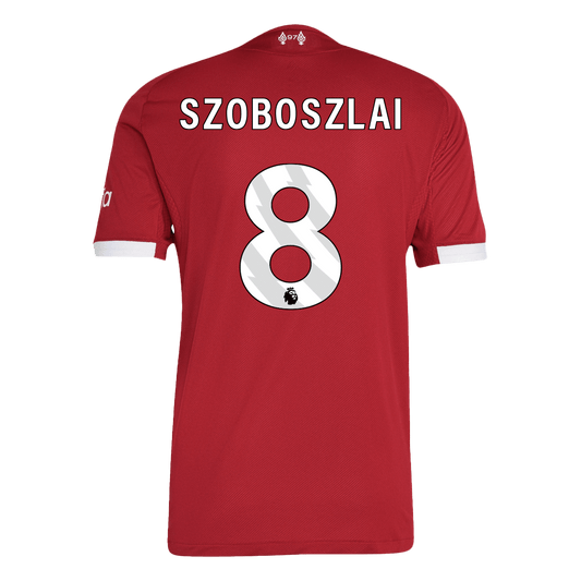 Liverpool Tröja SZOBOSZLAI #8 2025/26 Hemma Autentisk Röd