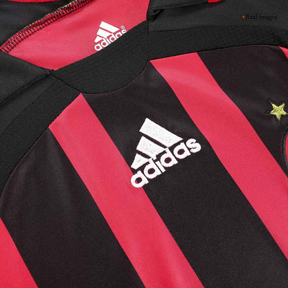 Retro AC Milan Hemma Fotbollströja RONALDO #99 2006/07 långärmad