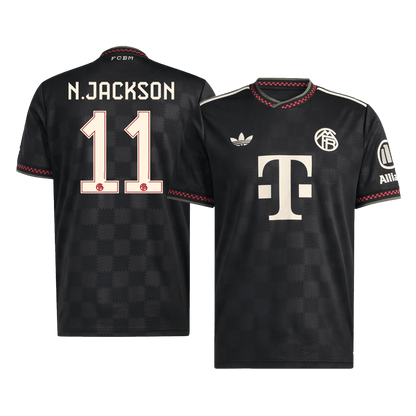 Bayern Munich Tröja N.JACKSON #11 2025/26 Tredje Svart