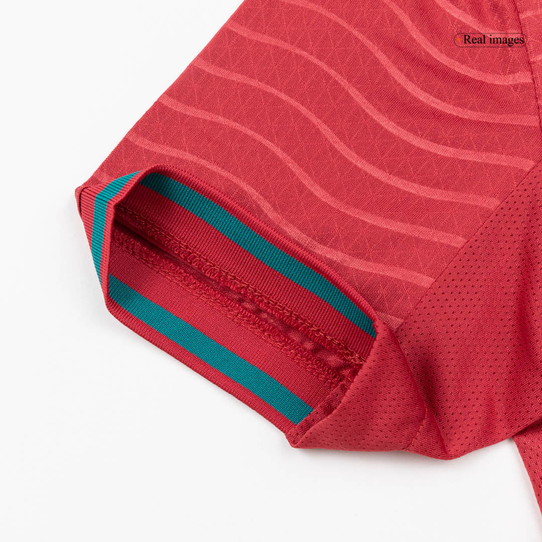 Portugal Tröja RONALDO #7 2026 Hemma Autentisk Röd