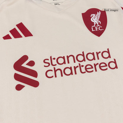 Liverpool Tröja 2025/26 Borta Autentisk Vit