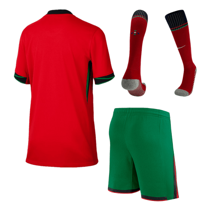 Portugal Hemma Fotbollströja Euro 2024 
Fotbollssats Barn