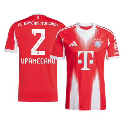 Bayern Munich Tröja UPAMECANO #2 2025/26 Hemma Röd
