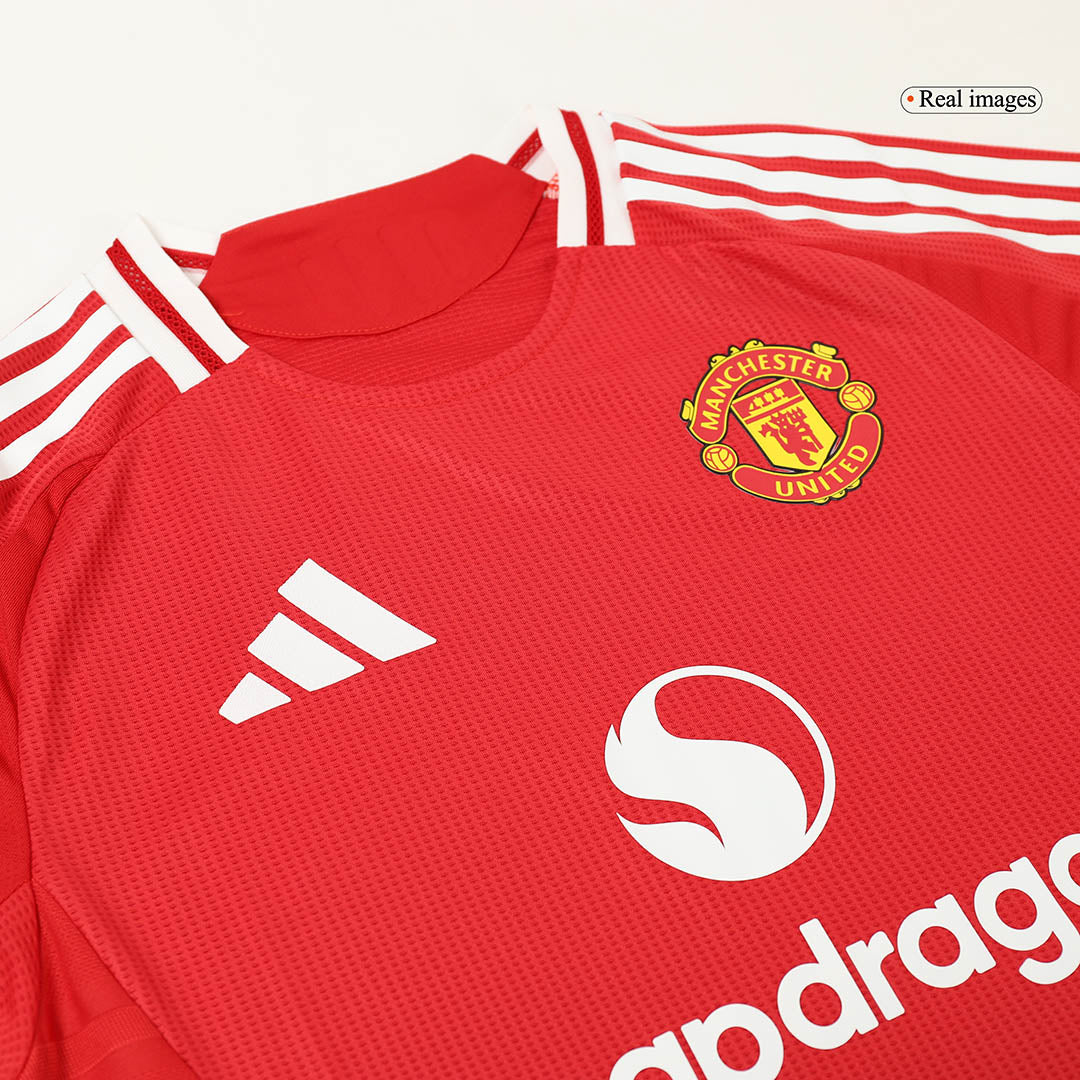 Manchester United Hemma Fotbollströja GARNACHO #17 2024/25 Autentisk