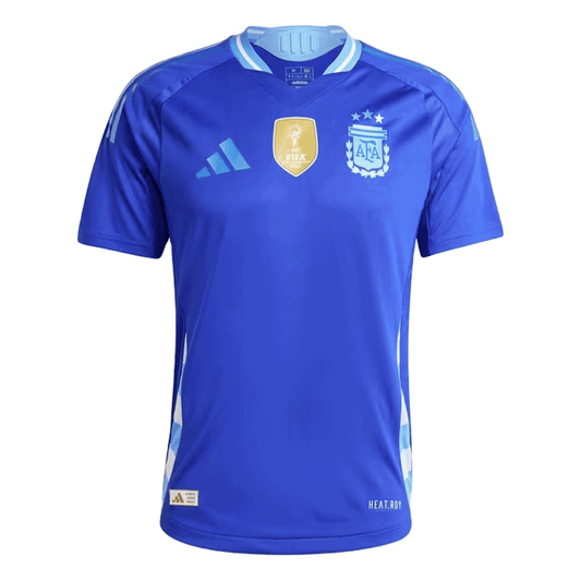 Argentina Borta Fotbollströjor 2024 Autentisk