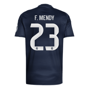 Real Madrid Tröja F.MENDY #23 2025/26 Borta Mörkblå