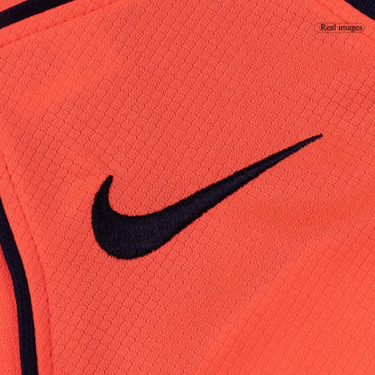 Barcelona Tröja 2025/26 Tredjeställ Orange Barn-11