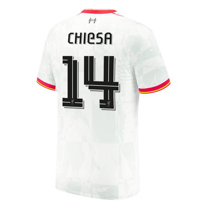 Liverpool Tredjeställ Fotbollströja CHIESA #14 2024/25 - UCL