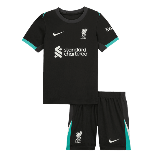 Liverpool Borta Fotbollströja 2024/25 Fotbollssats Barn