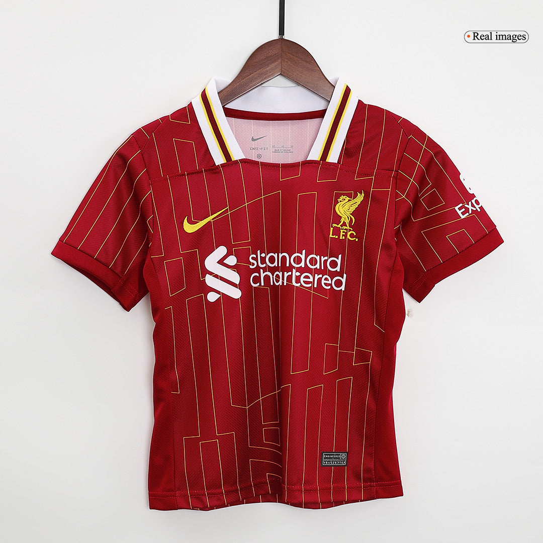 Liverpool Hemma Fotbollströja 2024/25 Fotbollssats Barn