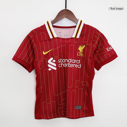 Liverpool Hemma Fotbollströja 2024/25 Fotbollssats Barn