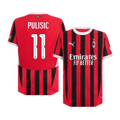 AC Milan Hemma Fotbollströja PULISIC #11 2024/25 Autentisk - UCL
