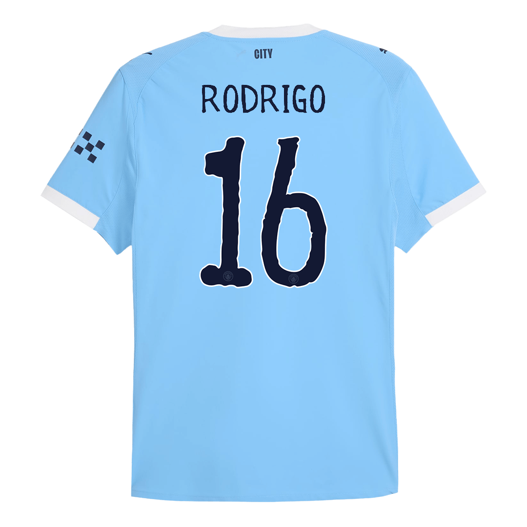 RODRIGO #16 Manchester City Hemma Tröja 2025/26 Autentisk - Club World Cup