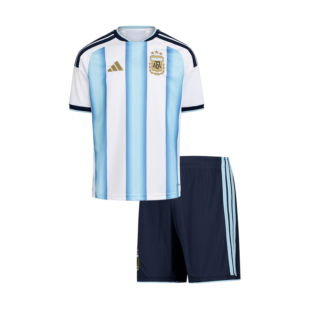 Argentina Tröja 2025/26 Hemmaställ Blue&White Barn - World Cup 2026