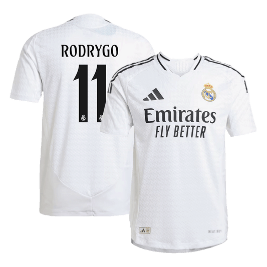 Real Madrid Hemma Fotbollströja RODRYGO #11 2024/25 Autentisk