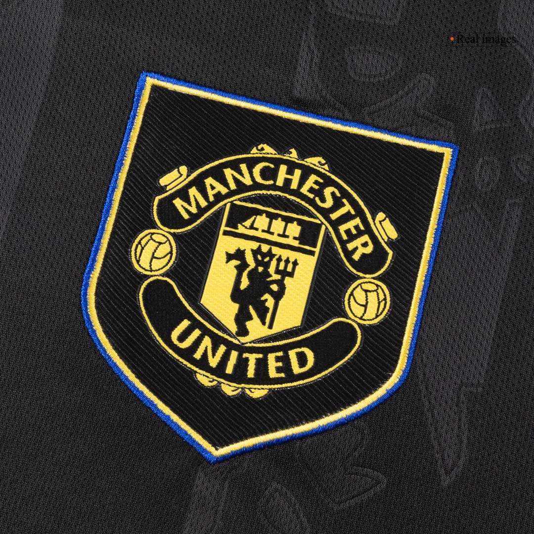 Manchester United Tröja 2025/26 Tredje Långärmad Svart