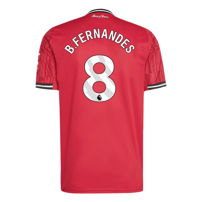 B.FERNANDES #8 Manchester United Tröja 2025/26 Hemma stora storlekar