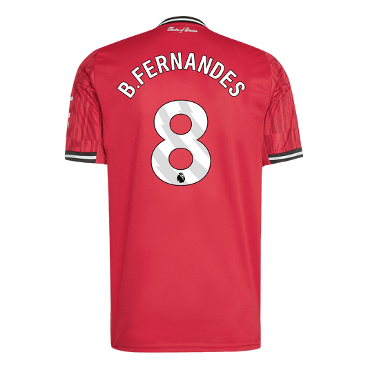 B.FERNANDES #8 Manchester United Tröja 2025/26 Hemma