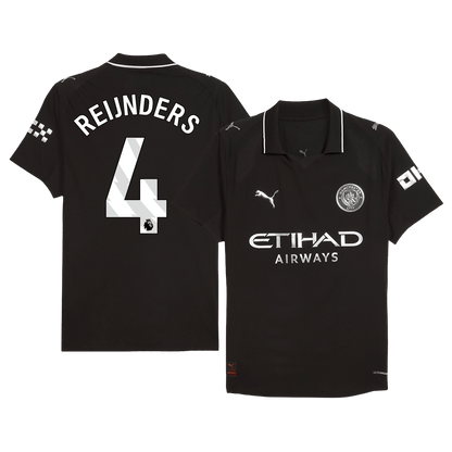 Manchester City Tröja REIJNDERS #4 2025/26 Borta Autentisk Svart