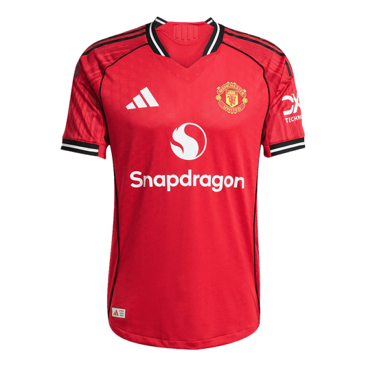 B.FERNANDES #8 Manchester United Tröja 2025/26 Hemma Autentisk