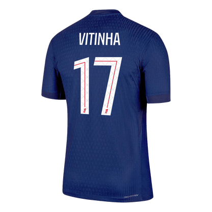 PSG Tröja VITINHA #17 2025/26 Hemma Autentisk Mörkblå