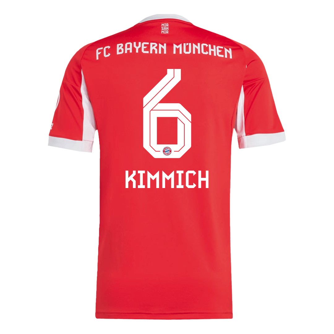 KIMMICH #6 Bayern Munich Tröja 2025/26 Hemma Premium Röd