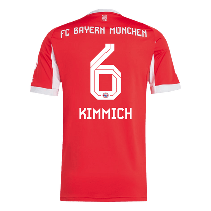 KIMMICH #6 Bayern Munich Tröja 2025/26 Hemma Premium Röd-10
