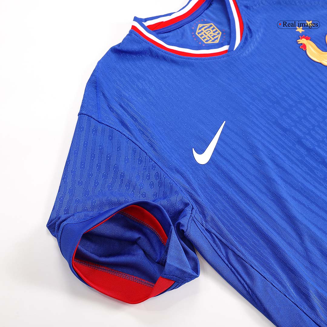 MBAPPÉ #10 Frankrike Hemma fotbollströjor 2024 Autentisk