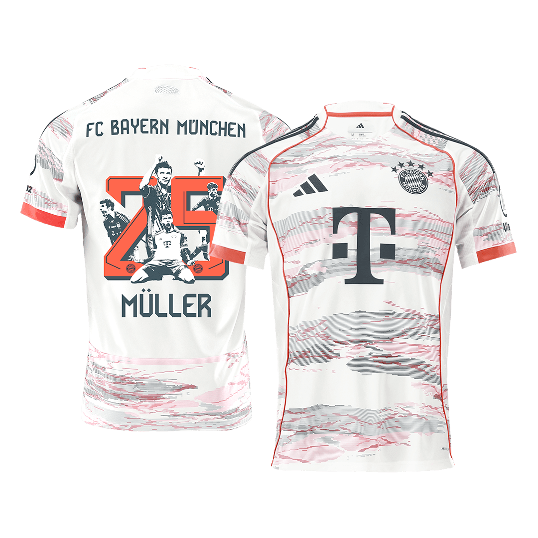 MÜLLER Special #25 Bayern Munich Borta Tröja 2025/26