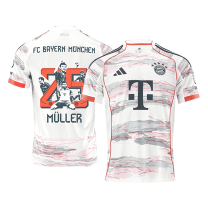 MÜLLER Special #25 Bayern Munich Borta Tröja 2025/26
