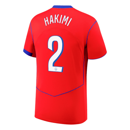 PSG Tröja HAKIMI #2 2025/26 Tredje Röd-8