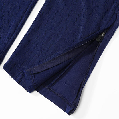 Barcelona Tröja & Träningsset(Jacka+Byxor) 2025/26 Black&Orange Barn-4