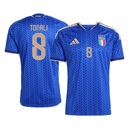 Italien Tröja TONALI #8 2026 Hemma Blå - World Cup 2026