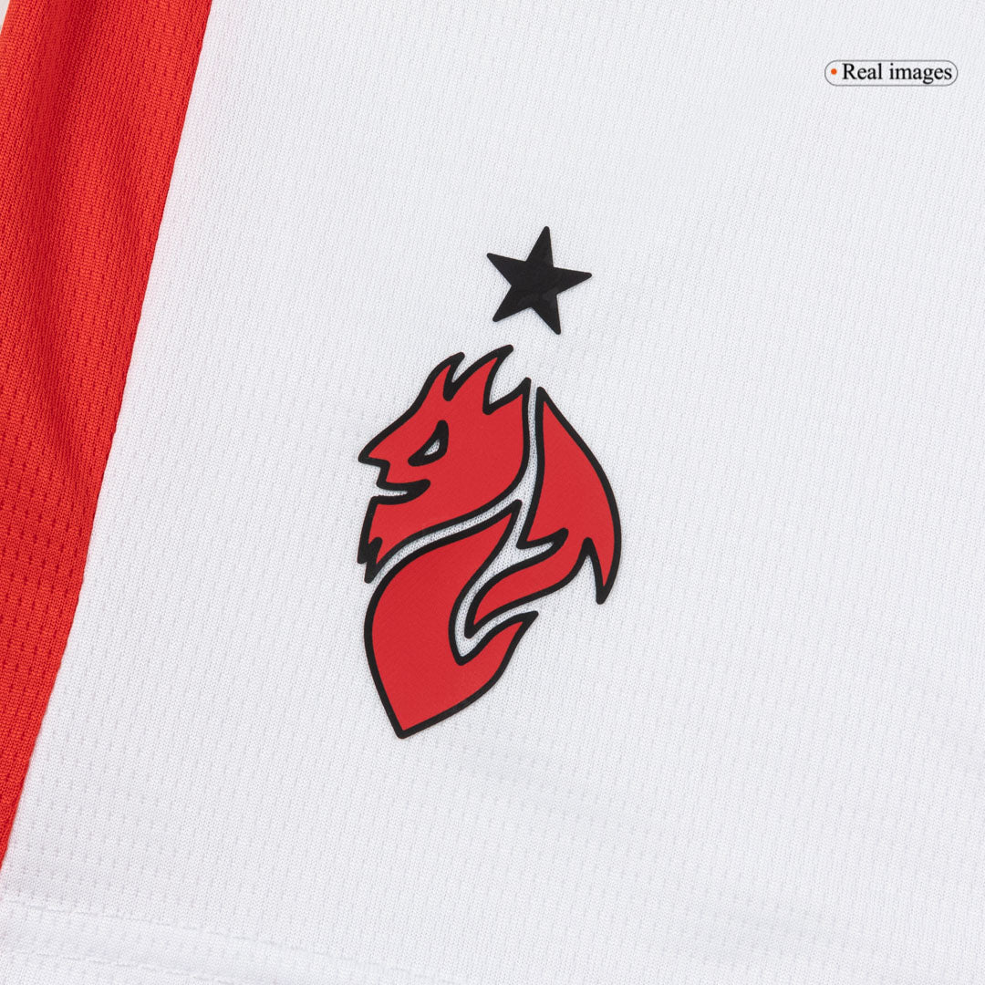 AC Milan Tröja 2025/26 Bortaställ Vit Barn