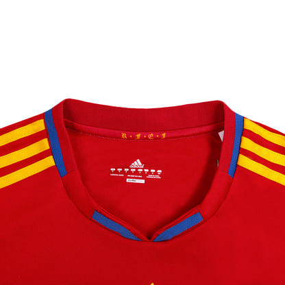 XAVI #8 Spanien Hemma Fotbollströjor 2010 Retro