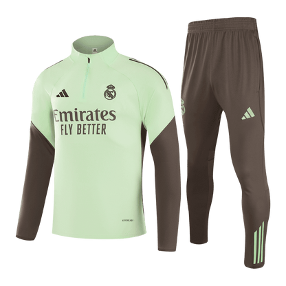 Real Madrid Tröja & Träningsset(Jacka+Byxor) 2025/26 Grön Barn