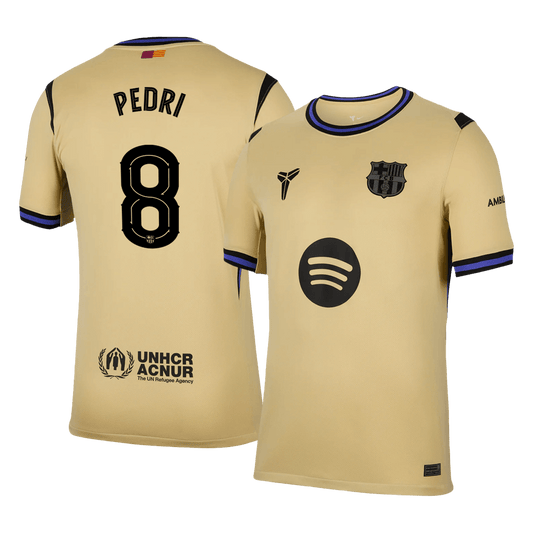 Barcelona Tröja PEDRI #8 2025/26 Borta Gul - UCL