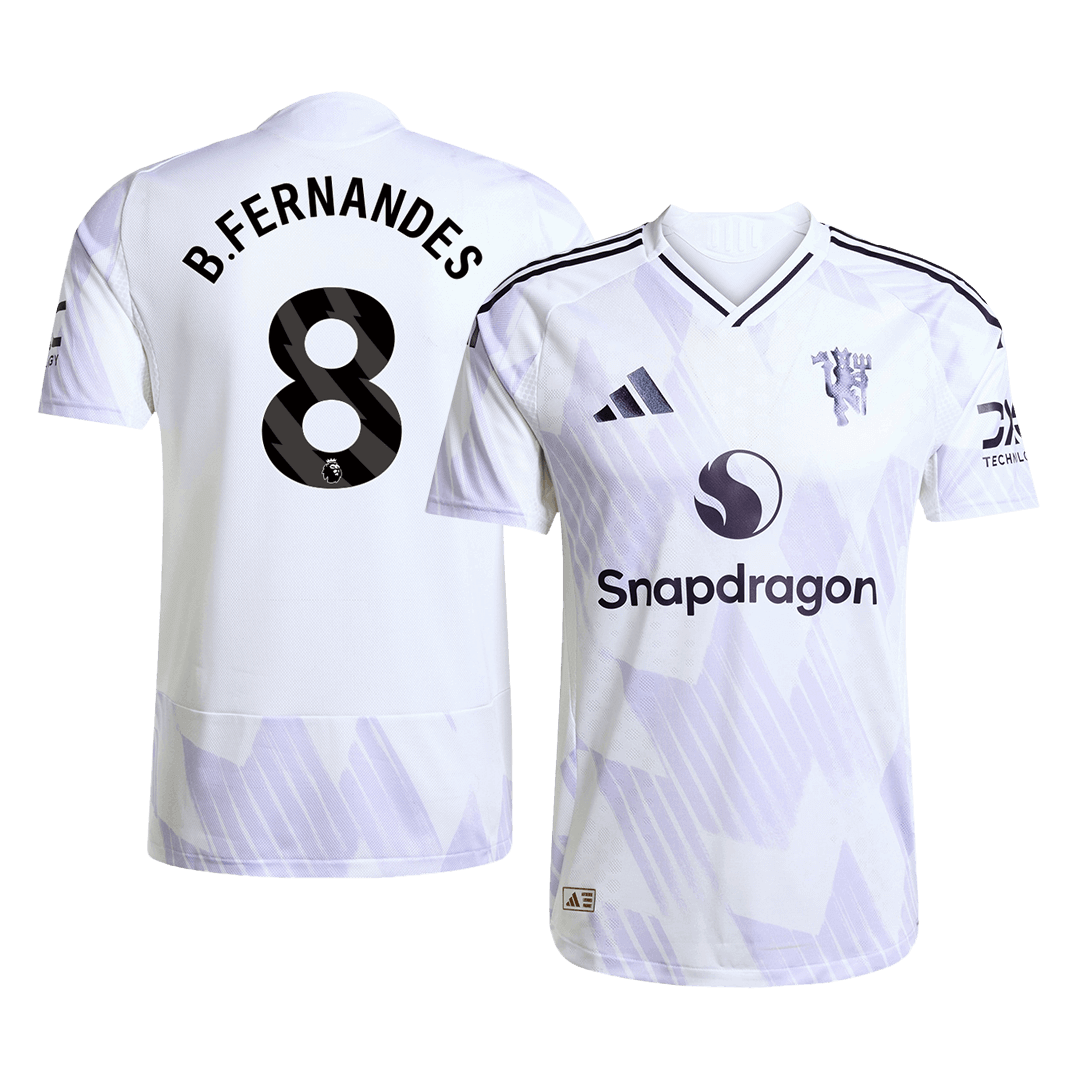 B.FERNANDES #8 Manchester United Tröja 2025/26 Borta Autentisk