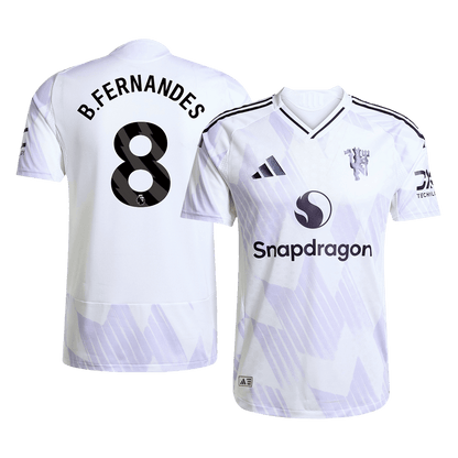 B.FERNANDES #8 Manchester United Tröja 2025/26 Borta Autentisk